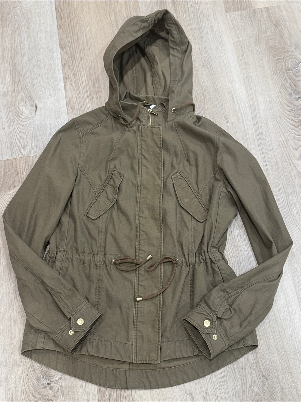 H&M Olive Utility Jacket Size Medium